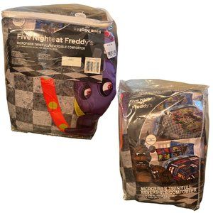 Five Nights At Freddie's (FNAF) Twin/Full Reversible Comforter NWT
